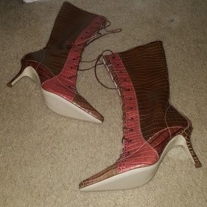 high heel boots